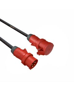 16A Three Phase Cables (415V Plug to Socket) 5 x 2.5mm HO7RNF