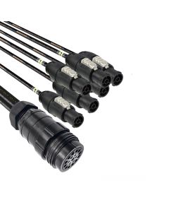 19 Pole Female Breakin to 6 X Powercon True 1m