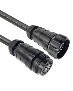 19 Pole IP67 Male-Female 18 x 1.5mm Cables
