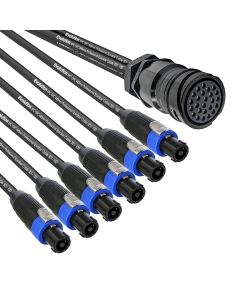25 Pin Female Speaker Breakin - 6x NLT4FXX-BAG 4 x 4MM