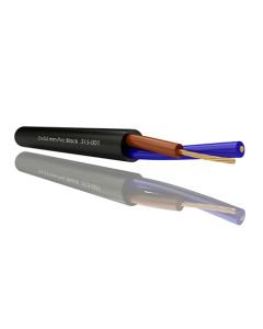 3184Y 4 Core Round Mains Cable 2.5mm Black 100m length