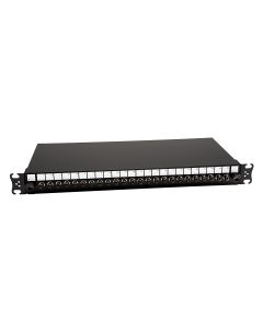 1U ST Singlemode Patchpanel 4 Way