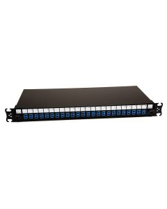 1U Fibre Duplex Patch Cables LC Connectors Singlemode Patchpanel