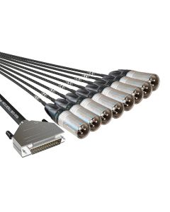 8Ch 25Pin Dsub to XLRM 3M