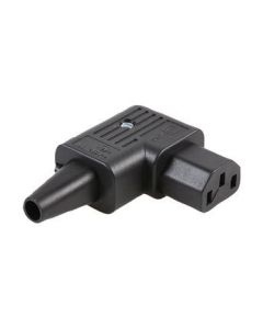 IEC Connectors Angled-Female Cable Right