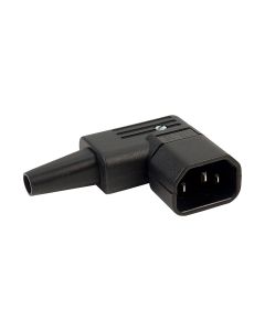 IEC Connectors Angled-Male Cable Right