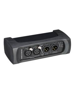 Connect your legacy audio gear to the Dante world. The NA2-IO-DLINE is an end-of-network device. It is a breakout box which allows two channels of audio to be integrated into a Dante network. Simultaneously