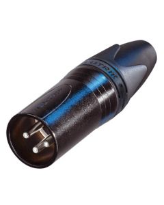 Neutrik NC3MXX-BAG XX Series 3 Pin Male Cable Black