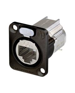 Neutrik NE8FDX-Y6-B CAT6A Shielded Panel Mount IDC Termination Black