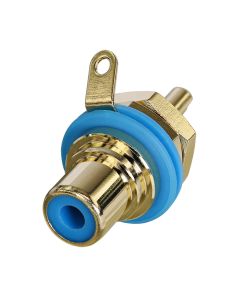 NYS367 Panel Phono Socket Isolation 6 Blue 