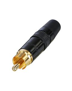 NYS373 Phono Plug Gold Plated 0 Black
