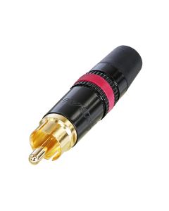 NYS373 Phono Plug Gold Plated 2 Red