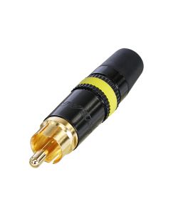 NYS373 Phono Plug Gold Plated 4 Yellow