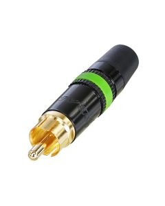 NYS373 Phono Plug Gold Plated 5 Green