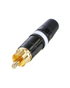 NYS373 Phono Plug Gold Plated 9 White