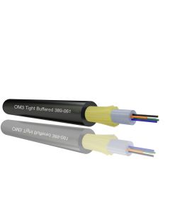 OM3 Multimode Tight Buffered Fibre Optic Cable 4 Channel 100M