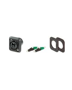 Neutrik opticalCON Transceiver Adapter-NAO2SA-SFP-LC Singlemode Green
