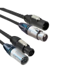 Powerquad 3 x 2.5MM True 1 Female-Male XLR5 Male/Female