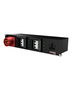 2U 32A 3 Phase - 6 Powercon / 7 x IEC / 1 x 13a Distro