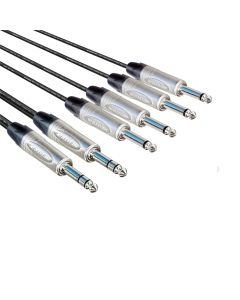 Stereo Jack to Mono Jack Loom 3M 4 way