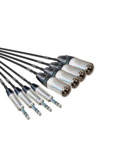 Stereo Jack to XLR Loom 3M 16 way