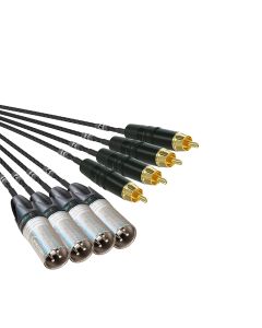 XLR to Phono Loom 3M 16 Way